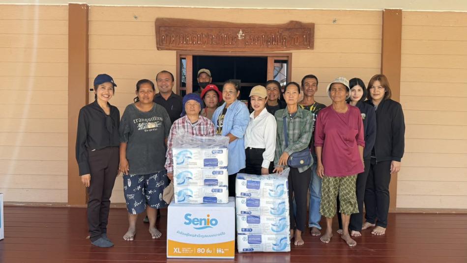 ลงพื้นที่ส่งมอบผ้าอ้อม (แพมเพิส) ให้แก่คนพิการ ผู้สูงอายุ และผู้ป่วยที่มีภาวะพึ่งพิงตามโครงการจัดบริการสาธารณสุขสำหรับผู้สูงอายุที่มีภาวะพึ่งพิง ประจำปีงบประมาณ 2569